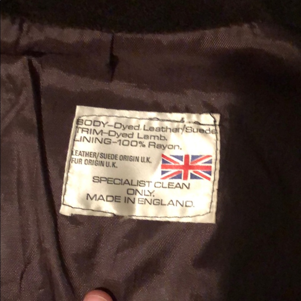 Penny Lane leather and lamb coat - Picture 7 of 8